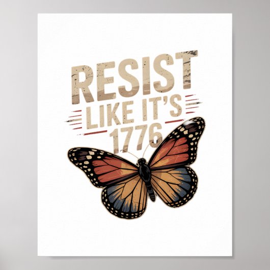 Party Like USA 1776 Funny Design Poster (Vorne)
