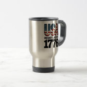 Party Like USA 1776 Funny Design Reisebecher (VorderseiteRechts)