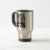 Party Like USA 1776 Funny Design Reisebecher (Vorderseite Links)