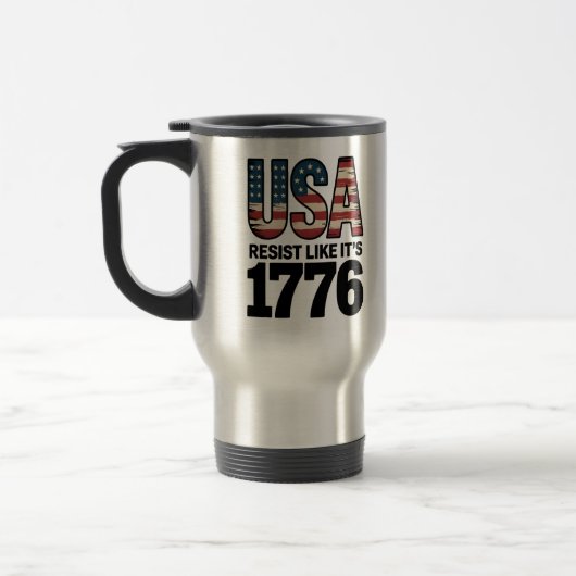 Party Like USA 1776 Funny Design Reisebecher (Links)