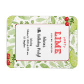 Party "Limon" Einladung Magnet (Horizontal)