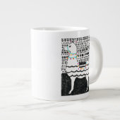Party Llama Jumbo-Tasse (Vorderseite Rechts)