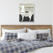Party Llama Leinwanddruck (Insitu (Schlafzimmer))