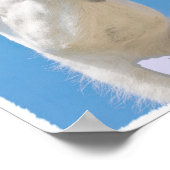 Party Llama mit Bow-Krawatte Poster (Ecke)