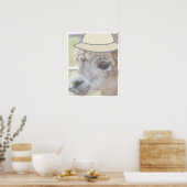 Party Llama mit Schnurrbart Poster (Küche)
