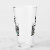 Party Llama - Portrait Glas (Links)