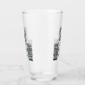 Party Llama - Portrait Glas (Rechts)