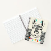 Party Llama - Portrait Notizblock (Innenseite)