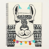 Party Llama - Portrait Planer (Vorderseite)