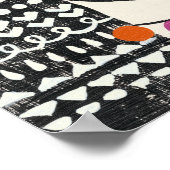 Party Llama - Portrait Poster (Ecke)