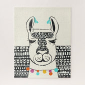 Party Llama - Portrait Puzzle (Vertikal)