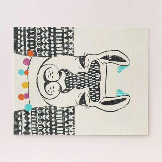 Party Llama - Portrait Puzzle (Horizontal)