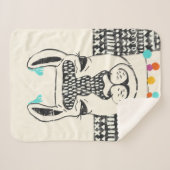 Party Llama - Portrait Sherpadecke (Vorderseite (Horizontal))