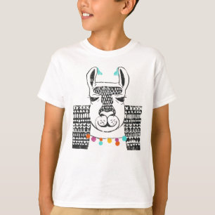 Party Llama - Portrait T-Shirt