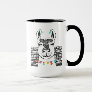 Party Llama - Portrait Tasse