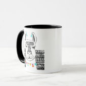 Party Llama - Portrait Tasse (Vorderseite Links)