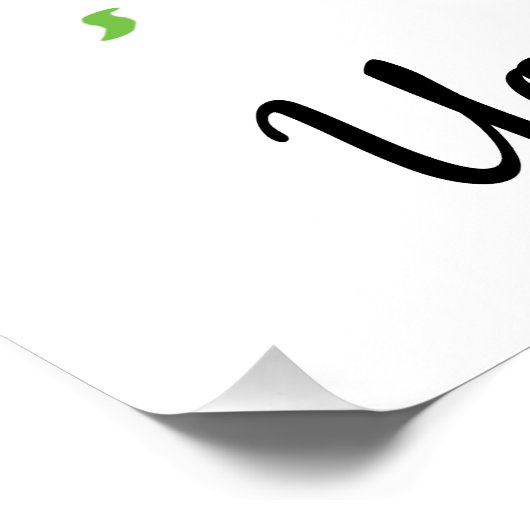 Party Llama Poster (Ecke)