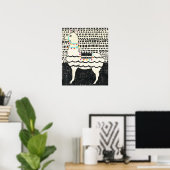 Party Llama Poster (Heimbüro)