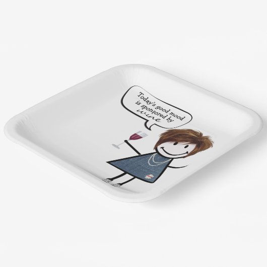 Party Locarno Pappteller (Gewinkelt)