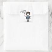 Party Locarno Quadratischer Aufkleber (Tasche)