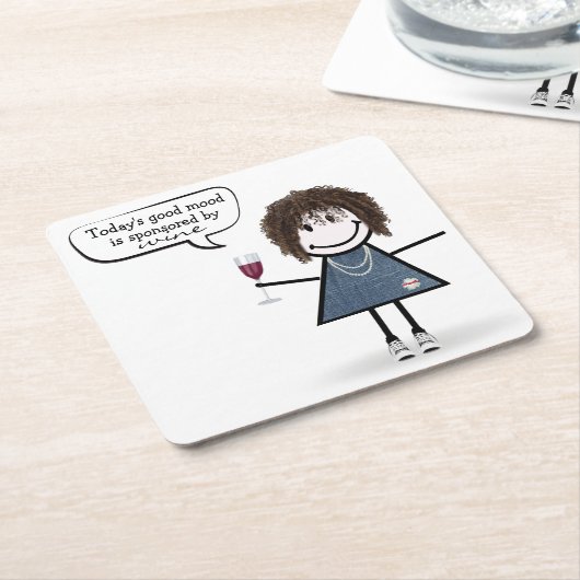 Party Locarno Rechteckiger Pappuntersetzer (angewinkelt)