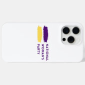 Party-Logo von National Women's 1916 Case-Mate iPhone Hülle (Rückseite (Horizontal))