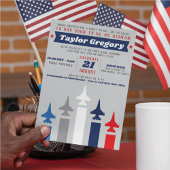 Party-Luftwaffengrundschulung - Militär Einladung