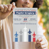 Party-Luftwaffengrundschulung - Militär Einladung