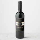 Party macht Spaß! Kundenspezifische Glückwünsche W Weinetikett (Vorderseite)