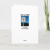 Party-Mädchen-Gruß-Karte Karte (Rückseite)