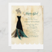 Party-Mädchen-Junggeselinnen-Abschied laden ein Einladung (Vorne/Hinten)