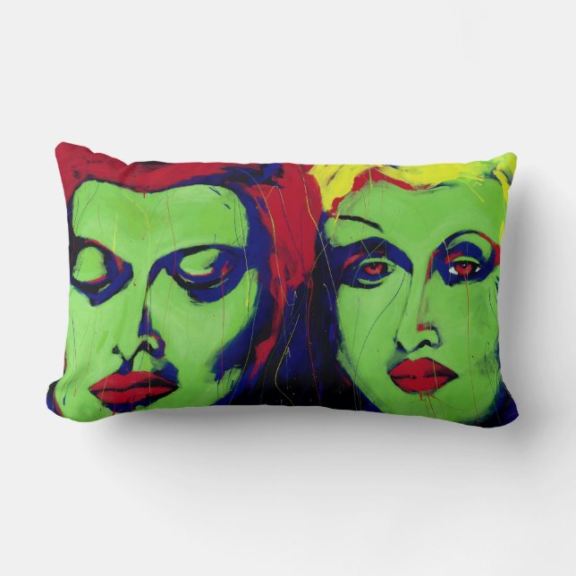 Party-Mädchen Lendenkissen (Vorderseite)