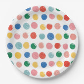 Party Malen Kindergeburtstag Pappteller (Vorderseite)