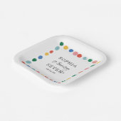 Party Malen Kindergeburtstag Pappteller (Gewinkelt)