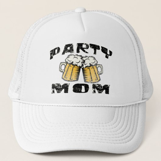 Party-Mama Truckerkappe (Vorderseite)