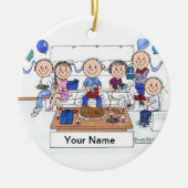 Party - männlich keramikornament (Vorne)