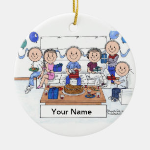 Party - männlich keramikornament