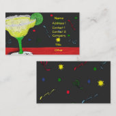 Party Margarita Visitenkarte (Vorne/Hinten)