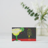 Party Margarita Visitenkarte (Stehend Vorderseite)