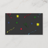 Party Margarita Visitenkarte (Rückseite)