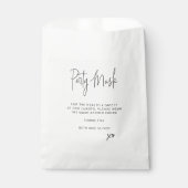 Party Mask Guest Face Mask Geschenktütchen (Vorderseite)