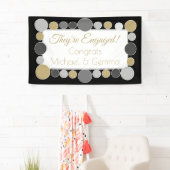 Party! Maßgeschneidertes Verlobung Banner!! Banner (Insitu)