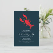 Party Meeresfrüchte Kräuterbucht Einladung (Stehend Vorderseite)