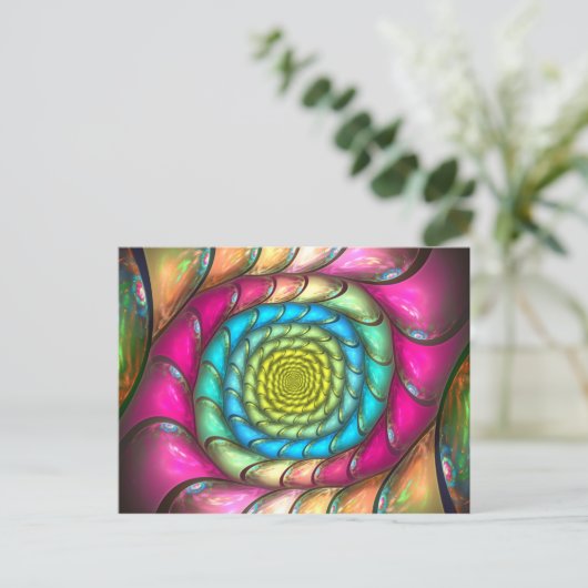 Party Melt Postkarte (Stehend Vorderseite)