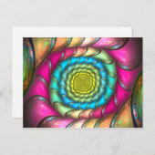 Party Melt Postkarte (Vorne/Hinten)