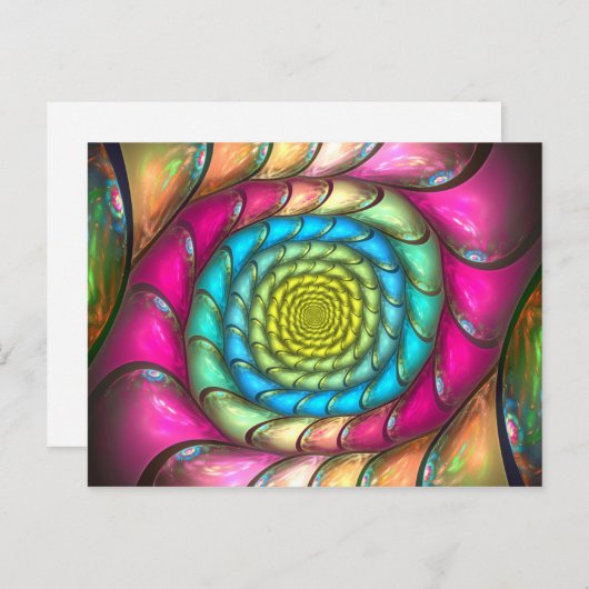 Party Melt Postkarte (Vorne/Hinten)