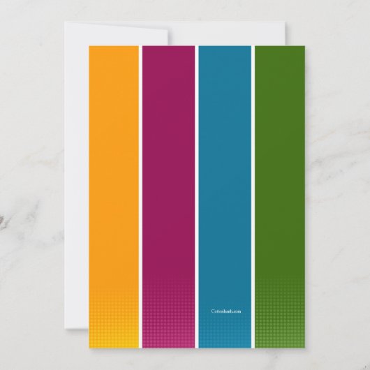 Party Menschen Abschluss Einladung (Rückseite)