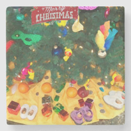 Party _Merry christmas _coaster Steinuntersetzer
