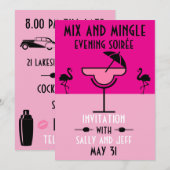 Party mischen einladung (Vorne/Hinten)