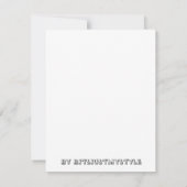 Party mit Babydusche Einladung (Rückseite)